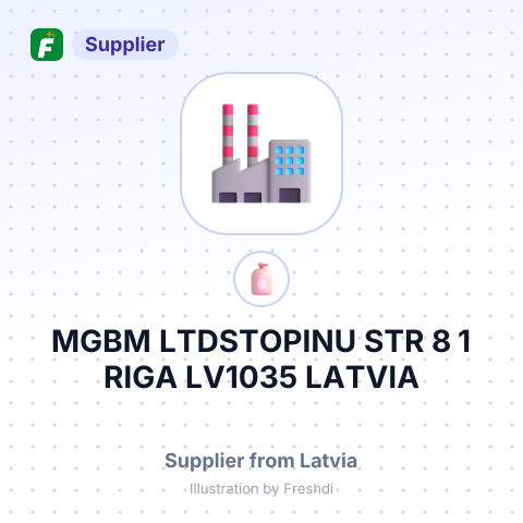 MGBM LTDSTOPINU STR 8 1 RIGA LV1035 LATVIA – summary card, no photo uploaded yet