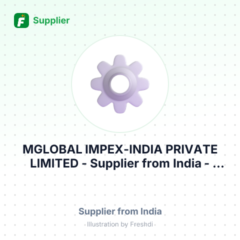 MGLOBAL IMPEX-INDIA PRIVATE LIMITED – summary card, no photo uploaded yet