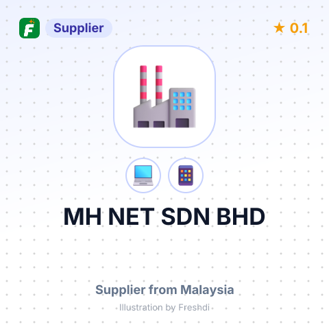 MH NET SDN BHD – summary card, no photo uploaded yet