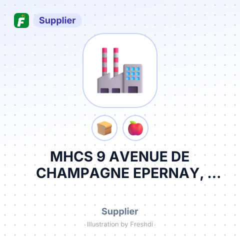 MHCS 9 AVENUE DE CHAMPAGNE EPERNAY, FRANCE – summary card, no photo uploaded yet