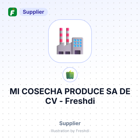 MI COSECHA PRODUCE SA DE CV – summary card, no photo uploaded yet