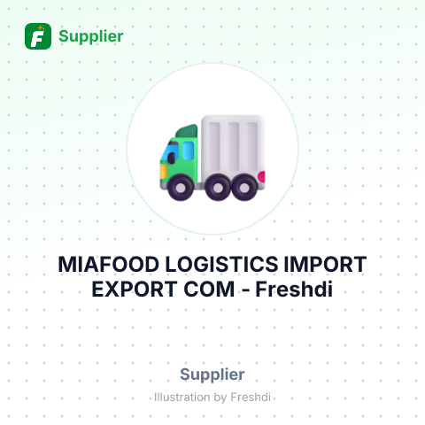 MIAFOOD LOGISTICS IMPORT EXPORT COM – summary card, no photo uploaded yet
