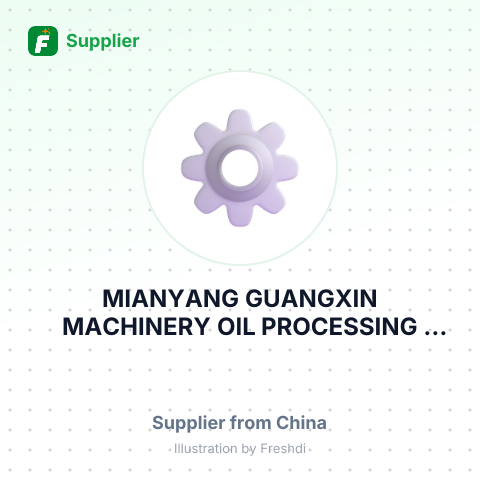 MIANYANG GUANGXIN MACHINERY OIL PROCESSING CO.,... – summary card, no photo uploaded yet