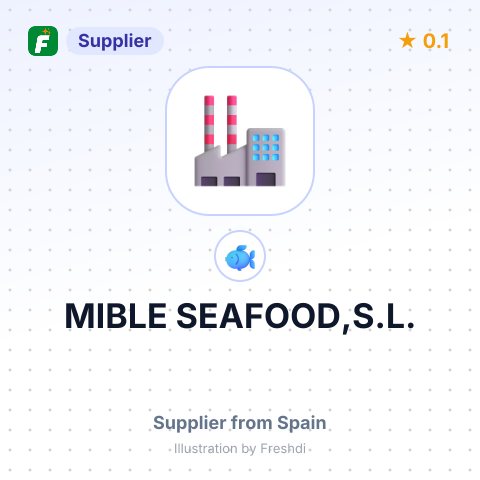 MIBLE SEAFOOD,S.L. – summary card, no photo uploaded yet