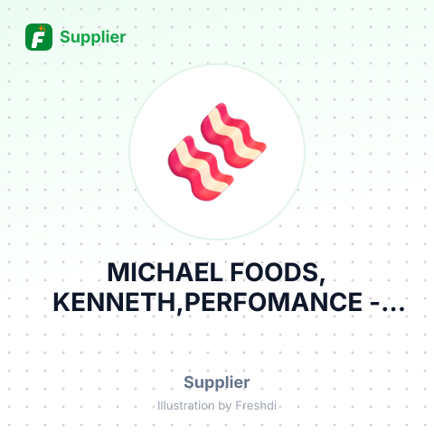MICHAEL FOODS, KENNETH,PERFOMANCE – summary card, no photo uploaded yet