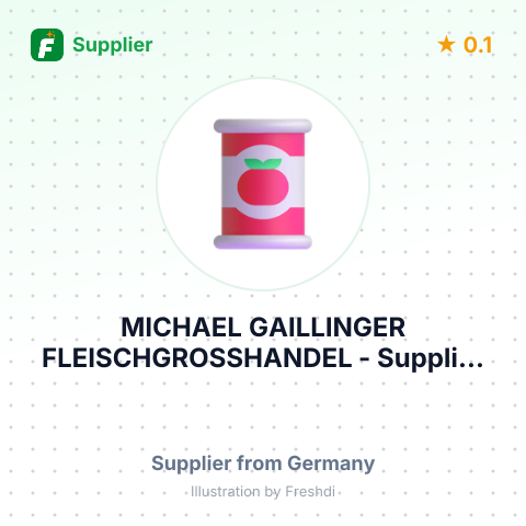 MICHAEL GAILLINGER FLEISCHGROSSHANDEL – summary card, no photo uploaded yet