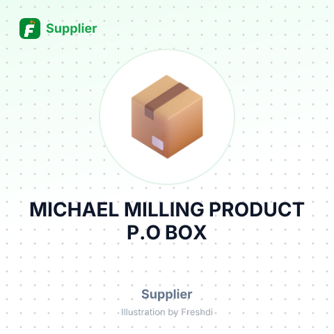 MICHAEL MILLING PRODUCT P.O BOX – summary card, no photo uploaded yet