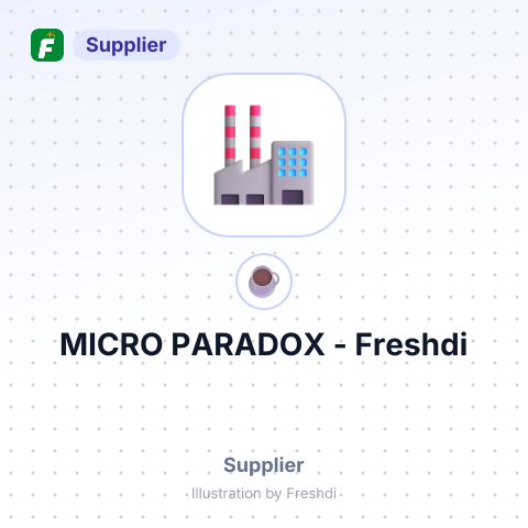 MICRO PARADOX – summary card, no photo uploaded yet