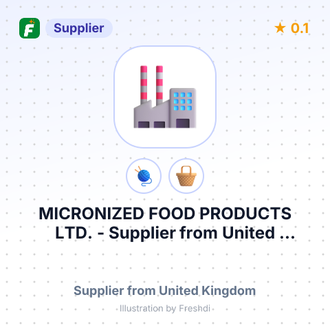 MICRONIZED FOOD PRODUCTS LTD. – summary card, no photo uploaded yet
