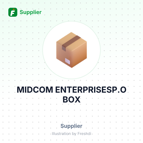 MIDCOM ENTERPRISESP.O BOX – summary card, no photo uploaded yet