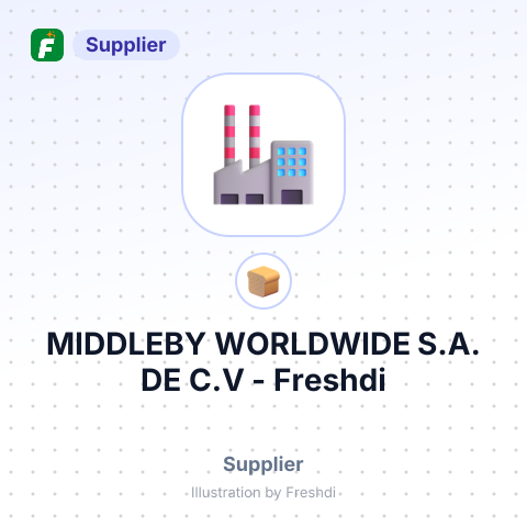 MIDDLEBY WORLDWIDE S.A. DE C.V – summary card, no photo uploaded yet