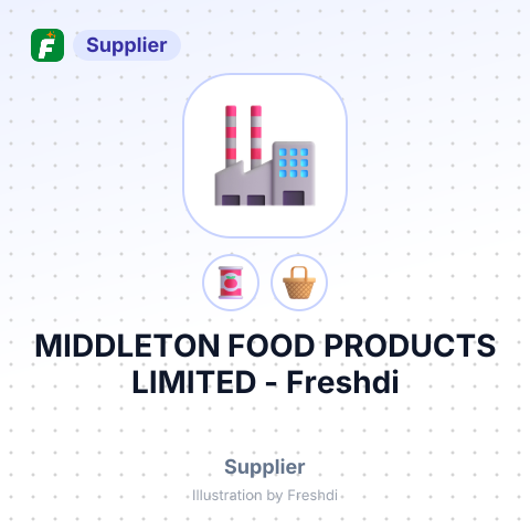 MIDDLETON FOOD PRODUCTS LIMITED – summary card, no photo uploaded yet