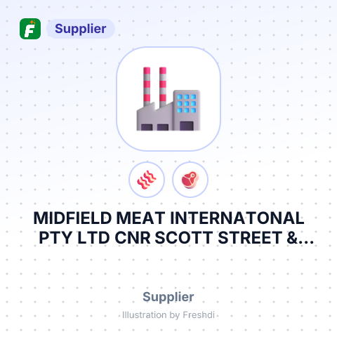 MIDFIELD MEAT INTERNATONAL PTY LTD CNR SCOTT STREET & MCMEEKIN ROAD WARRNAMBOOL – summary card, no photo uploaded yet