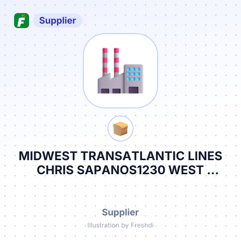 MIDWEST TRANSATLANTIC LINES CHRIS SAPANOS1230 WEST BAGLEY ROADBEREA, OH – summary card, no photo uploaded yet