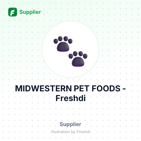 MIDWESTERN PET FOODS – summary card, no photo uploaded yet
