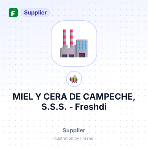 MIEL Y CERA DE CAMPECHE, S.S.S. – summary card, no photo uploaded yet