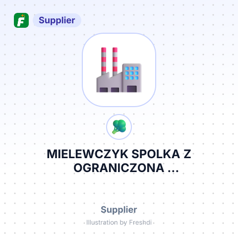 MIELEWCZYK SPOLKA Z OGRANICZONA ODPOWIEDZIALNOSCIA – summary card, no photo uploaded yet