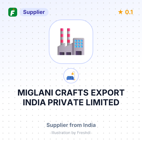 MIGLANI CRAFTS EXPORT INDIA PRIVATE LIMITED – summary card, no photo uploaded yet