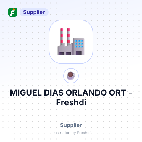MIGUEL DIAS ORLANDO ORT – summary card, no photo uploaded yet
