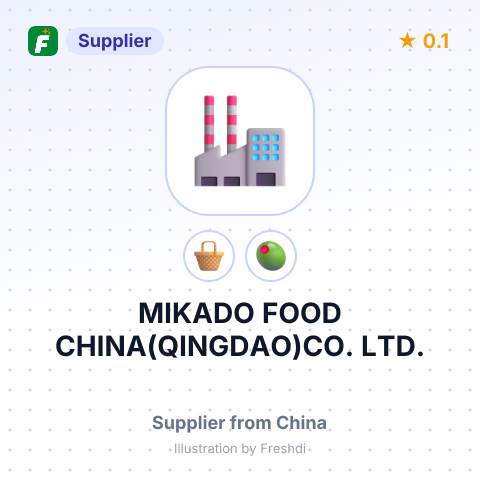 MIKADO FOOD CHINA(QINGDAO)CO. LTD. – summary card, no photo uploaded yet
