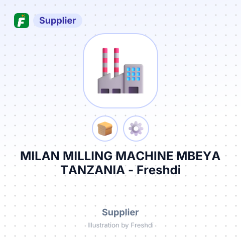 MILAN MILLING MACHINE MBEYA TANZANIA – summary card, no photo uploaded yet