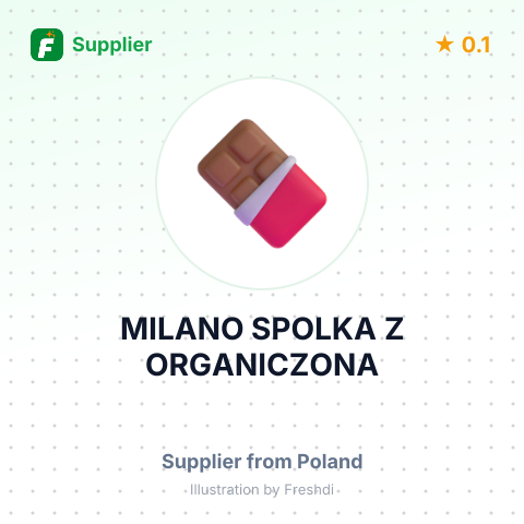 MILANO SPOLKA Z ORGANICZONA – summary card, no photo uploaded yet