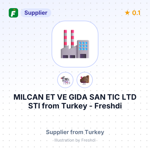 MILCAN ET VE GIDA SAN TIC LTD STI – summary card, no photo uploaded yet
