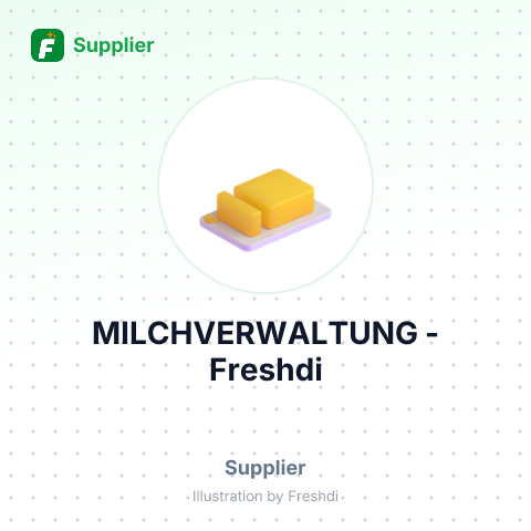 MILCHVERWALTUNG – summary card, no photo uploaded yet