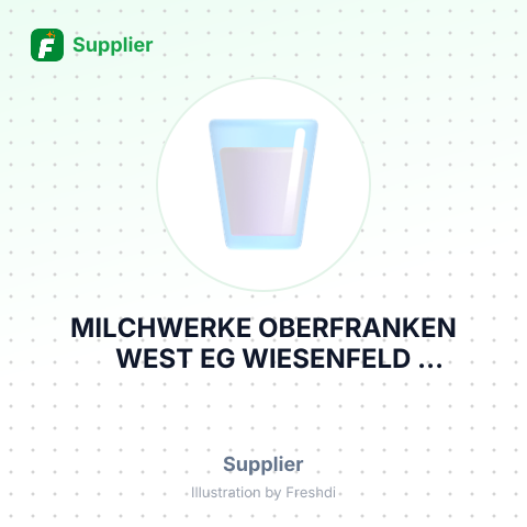 MILCHWERKE OBERFRANKEN WEST EG WIESENFELD SULZDORFER STRABE – summary card, no photo uploaded yet