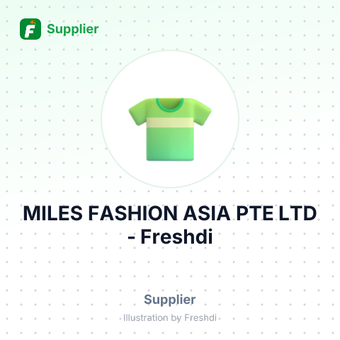 MILES FASHION ASIA PTE LTD – summary card, no photo uploaded yet