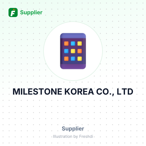 MILESTONE KOREA CO., LTD – summary card, no photo uploaded yet