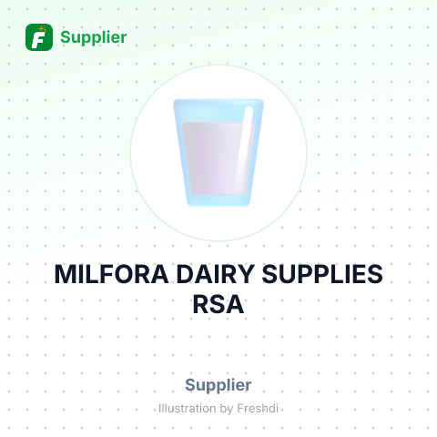 MILFORA DAIRY SUPPLIES RSA – summary card, no photo uploaded yet
