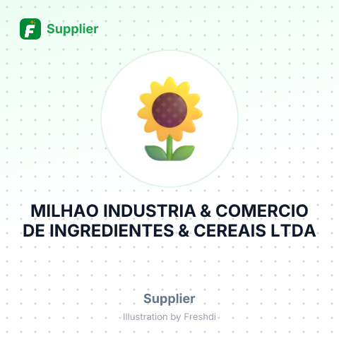 MILHAO INDUSTRIA & COMERCIO DE INGREDIENTES & CEREAIS LTDA – summary card, no photo uploaded yet