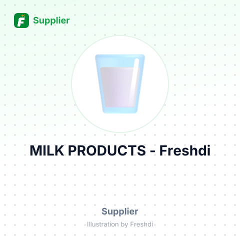 MILK PRODUCTS – summary card, no photo uploaded yet