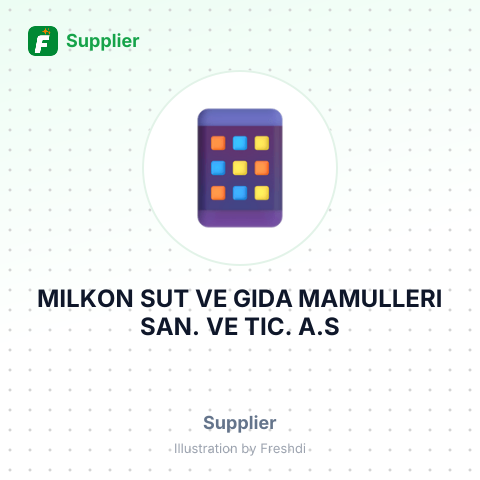 MILKON SUT VE GIDA MAMULLERI SAN. VE TIC. A.S – summary card, no photo uploaded yet
