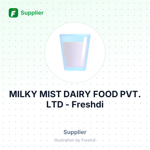 MILKY MIST DAIRY FOOD PVT. LTD – summary card, no photo uploaded yet