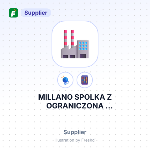 MILLANO SPOLKA Z OGRANICZONA ODPOWIEDZIALNOSCIA SPOLKA KOMANDYTOWO-AKCYJNA MILLANO SP.ZOO S.K.A. – summary card, no photo uploaded yet
