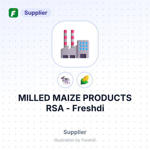 MILLED MAIZE PRODUCTS RSA – summary card, no photo uploaded yet