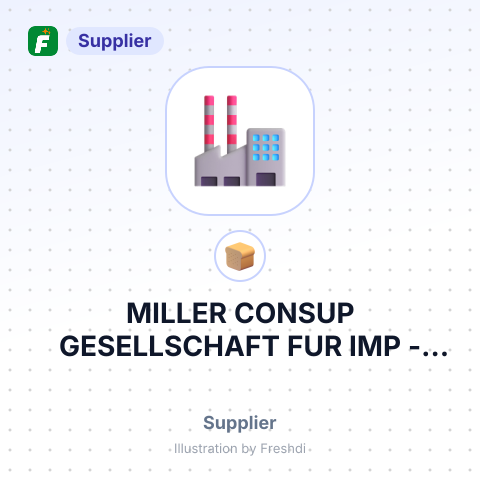 MILLER CONSUP GESELLSCHAFT FUR IMP – summary card, no photo uploaded yet