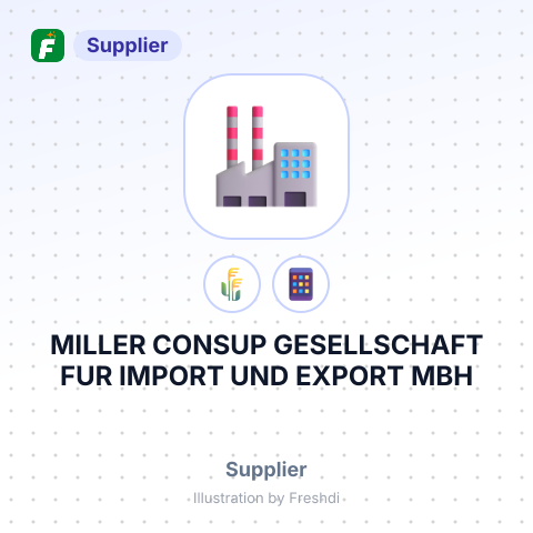 MILLER CONSUP GESELLSCHAFT FUR IMPORT UND EXPORT MBH – summary card, no photo uploaded yet