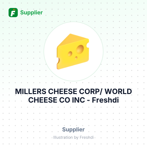 MILLERS CHEESE CORP/ WORLD CHEESE CO INC – summary card, no photo uploaded yet