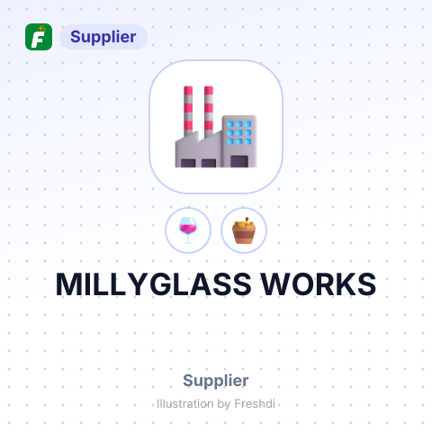 MILLYGLASS WORKS – summary card, no photo uploaded yet