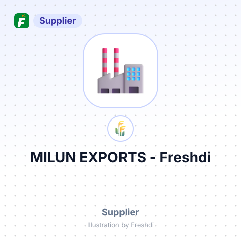 MILUN EXPORTS – summary card, no photo uploaded yet