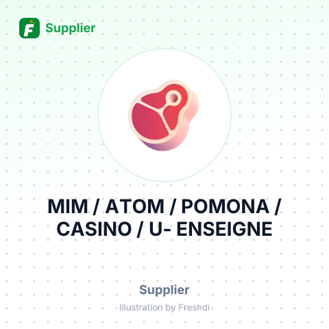 MIM / ATOM / POMONA / CASINO / U- ENSEIGNE – summary card, no photo uploaded yet