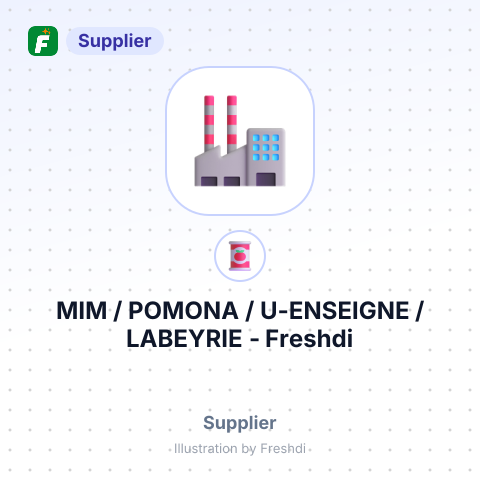 MIM / POMONA / U-ENSEIGNE / LABEYRIE – summary card, no photo uploaded yet