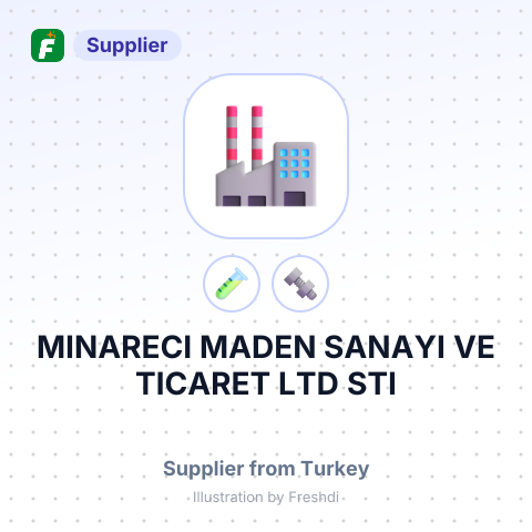 MINARECI MADEN SANAYI VE TICARET LTD STI – summary card, no photo uploaded yet