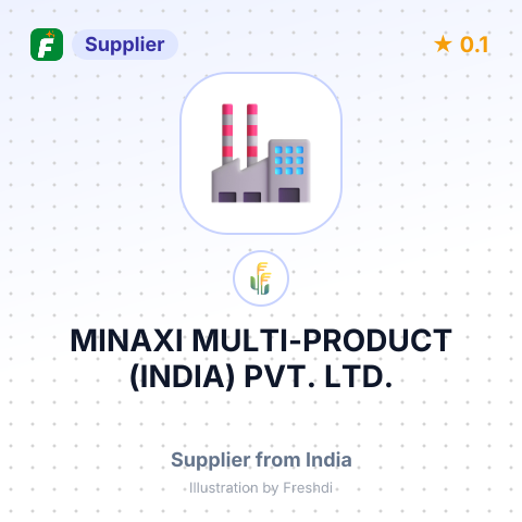MINAXI MULTI-PRODUCT (INDIA) PVT. LTD. – summary card, no photo uploaded yet