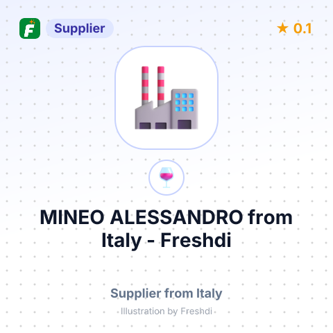 MINEO ALESSANDRO – summary card, no photo uploaded yet