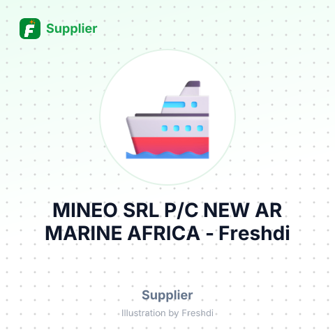 MINEO SRL P/C NEW AR MARINE AFRICA – summary card, no photo uploaded yet