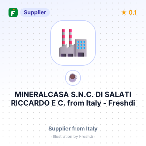 MINERALCASA S.N.C. DI SALATI RICCARDO E C. – summary card, no photo uploaded yet